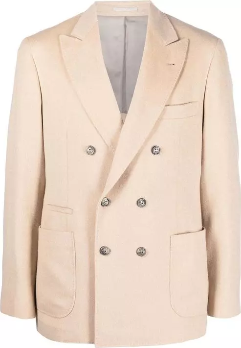 Beige Wool Coat