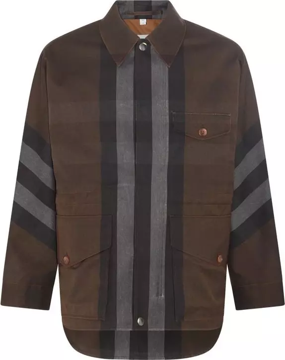 Brown Cotton Parka