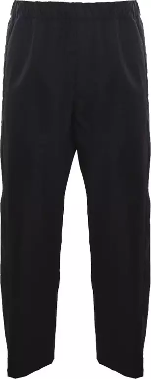 Black Cotton Casual Pants