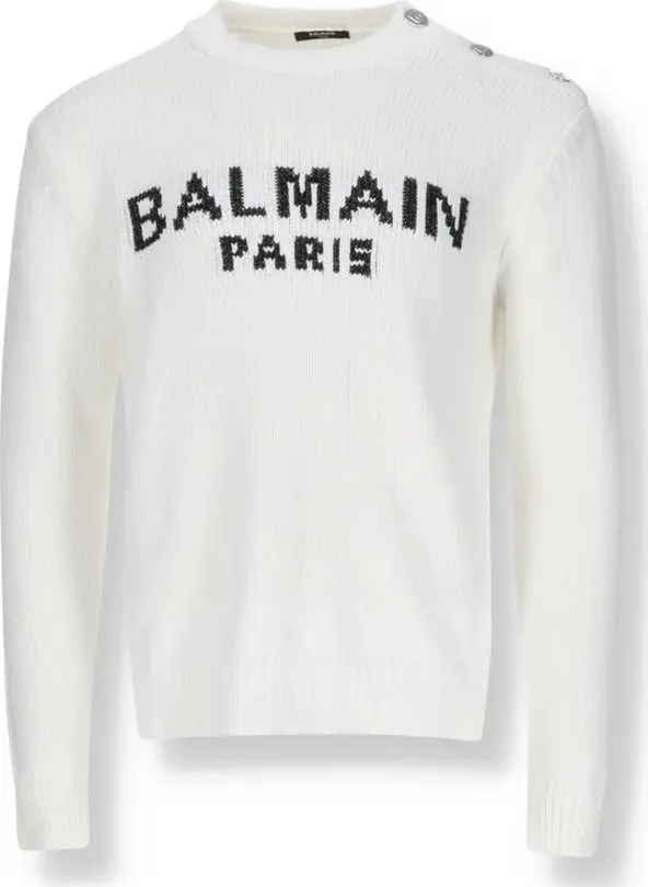 White Cotton Sweatshirt