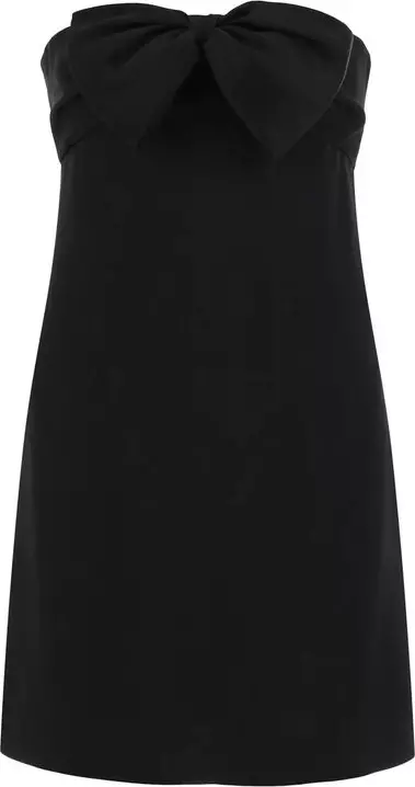 Black Acetate Cocktail Dress