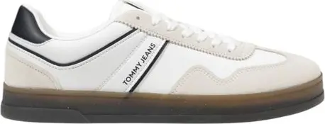Black Leather Low Top Sneakers