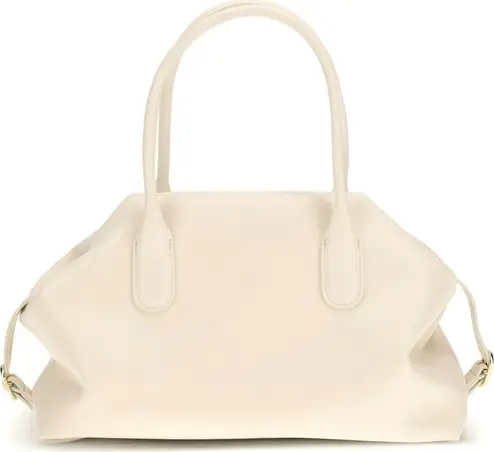 Beige Other Fibres Shoulder Bag