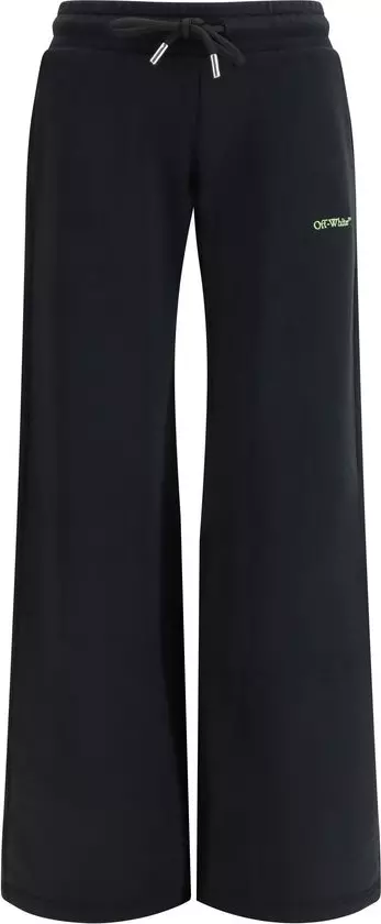 Black Cotton Casual Pants