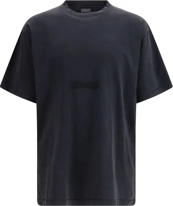 Black Cotton T-Shirt
