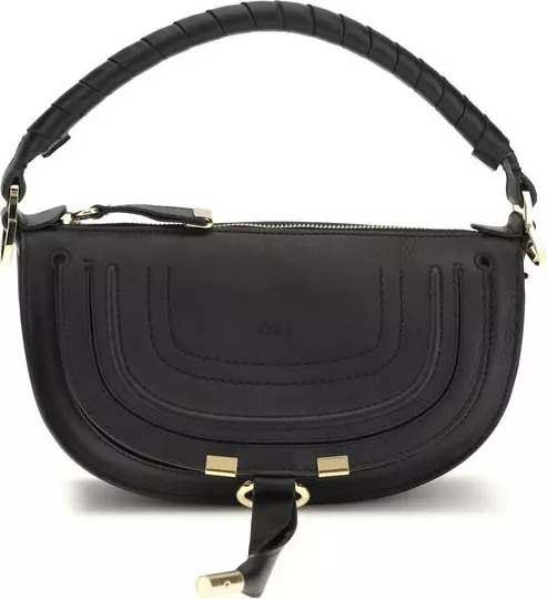Black Calf Leather Bos Taurus Shoulder Bag