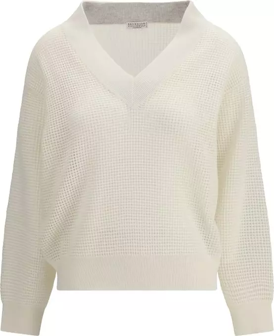 Beige Cashmere Sweater