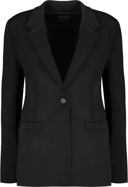 Black Elastane Blazer