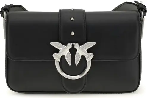 Black Calf Leather Bos Taurus Shoulder Bag