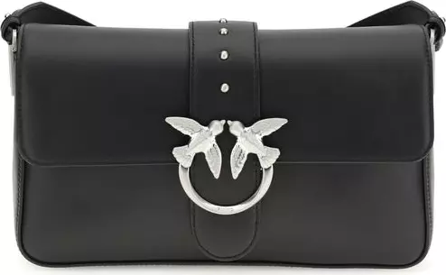 Black Leather Shoulder Bag