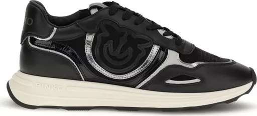 Black Calf Leather Bos Taurus Athletic Sneakers