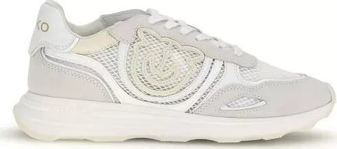 White Calf Leather Bos Taurus Athletic Sneakers
