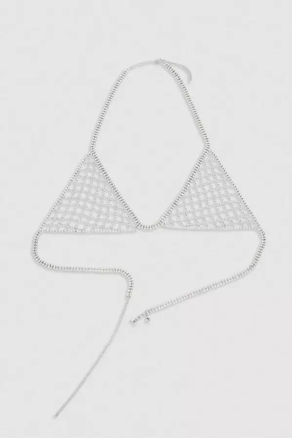 White Copper Bra