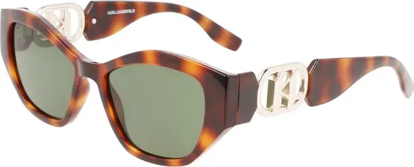 Brown Injected Sunglasses