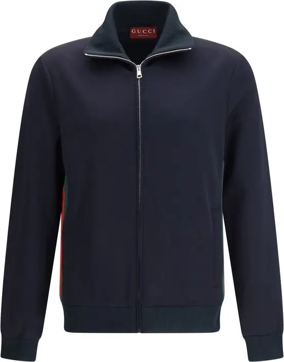 Blue Polyester Shell Jacket