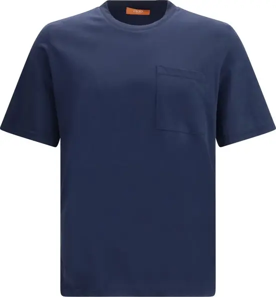 Blue Cotton T-Shirt