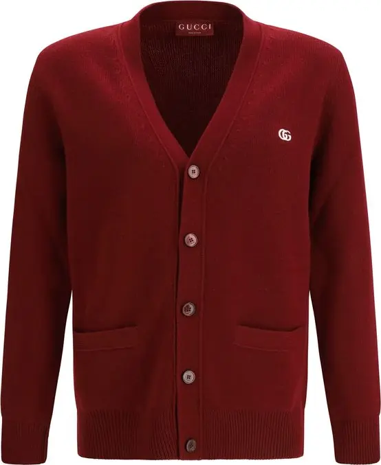 Bordeaux Wool Cardigan