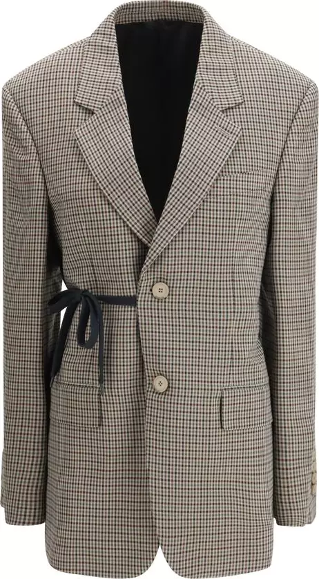 Multicolor Lyocell Coat