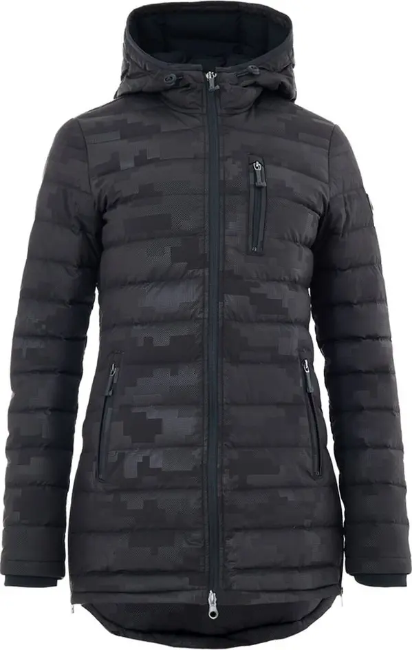 Black Nylon Coat