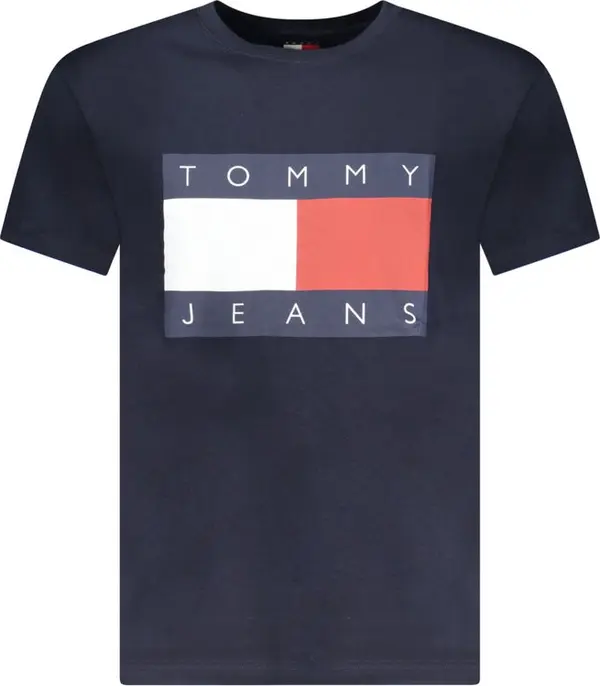 Blue Cotton Men's T-Shirt