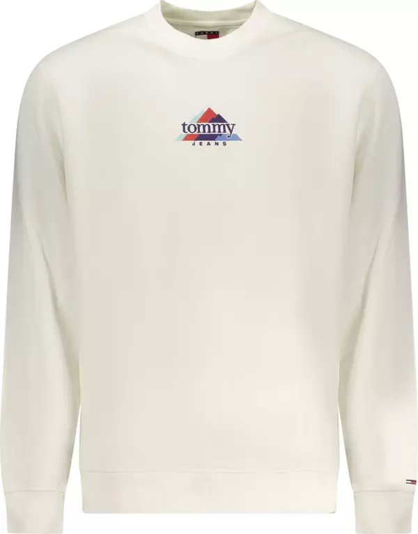 White Cotton Men's Sweatshirt