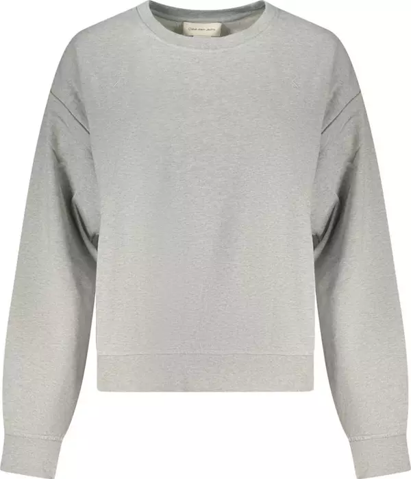 Grigio Cotton Women Sweatshirt