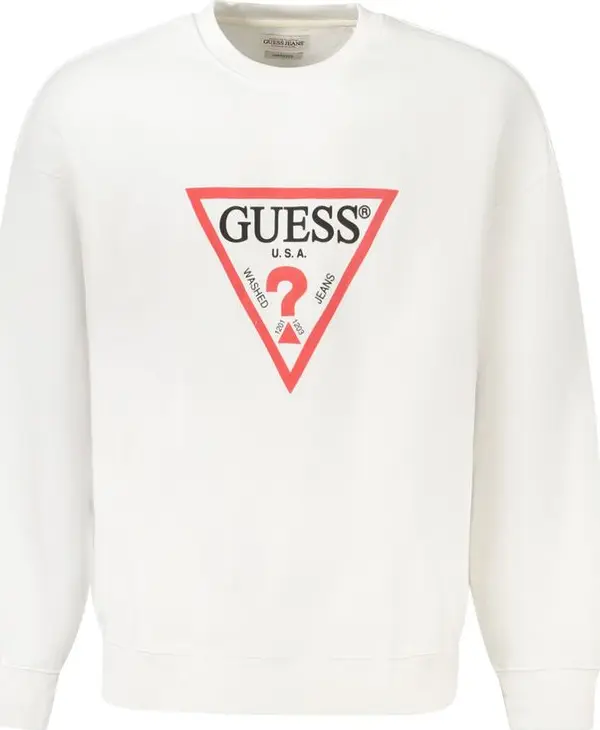 White Cotton Men's Sweater