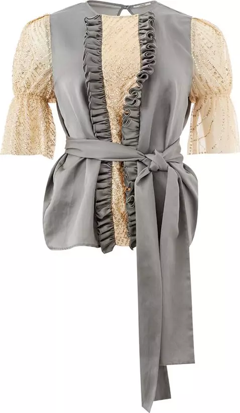 Multicolor Textile Top Sleepwear