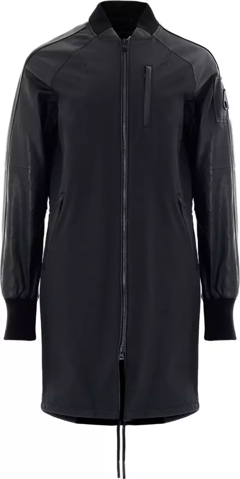 Black Cotton Parka