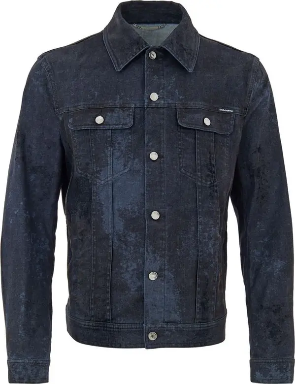 Gray Cotton Denim Jacket