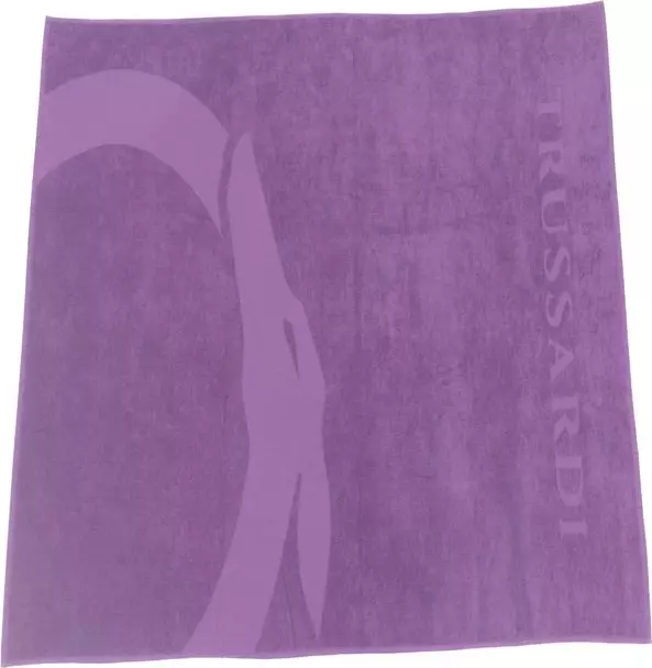 Purple Cotton Men Swim Towel