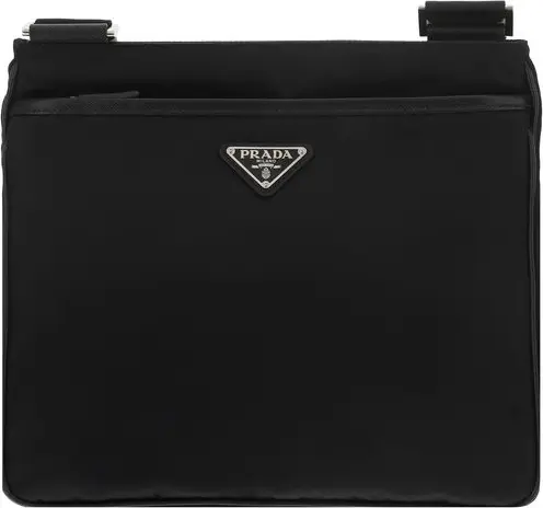 Black Nylon Shoulder Bag