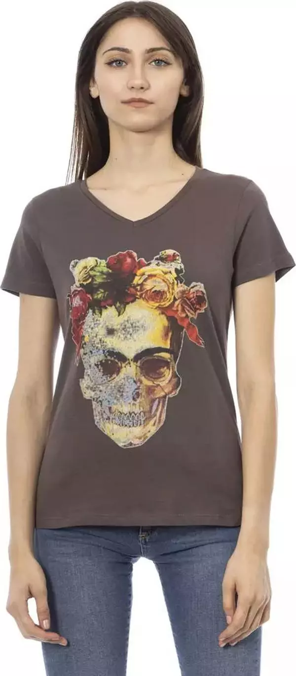 Brown Cotton T-Shirt