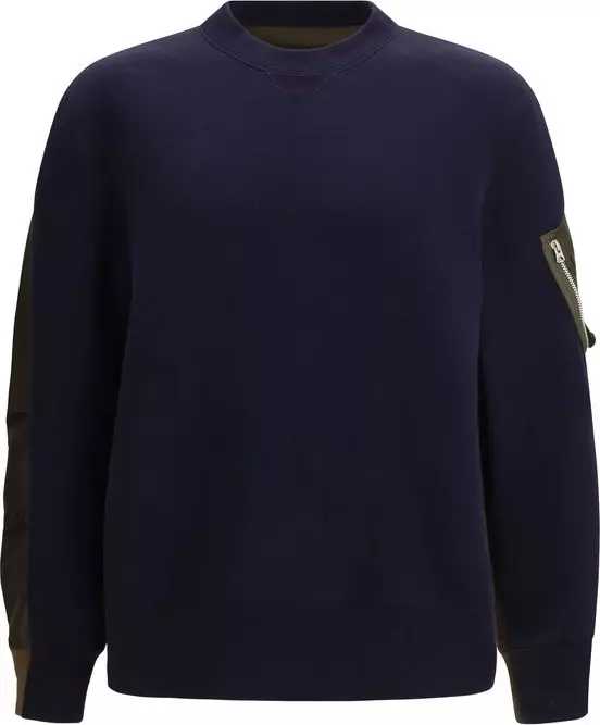 Blue Cotton Sweatshirt