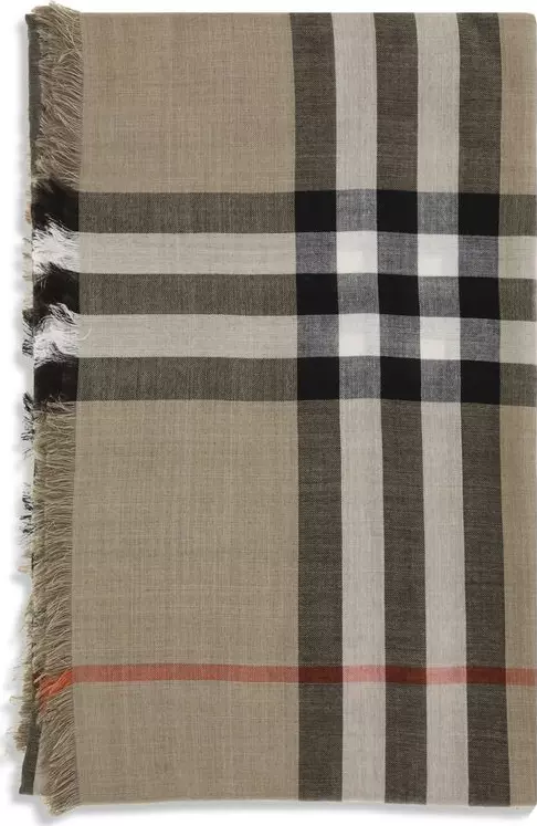 Beige Wool Oves Aries Scarf