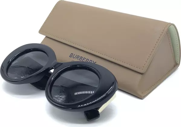 Black Oversized Round Sunglasses