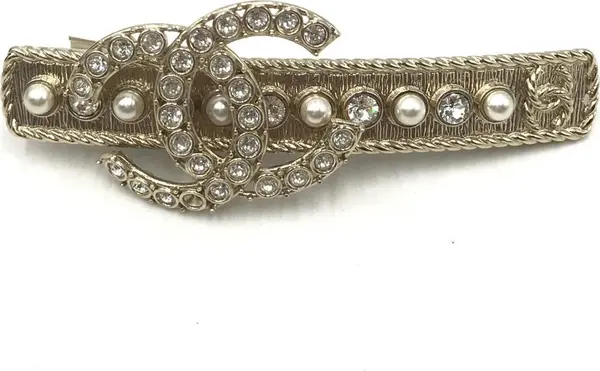 Crystal Pearl CC Hair Clip