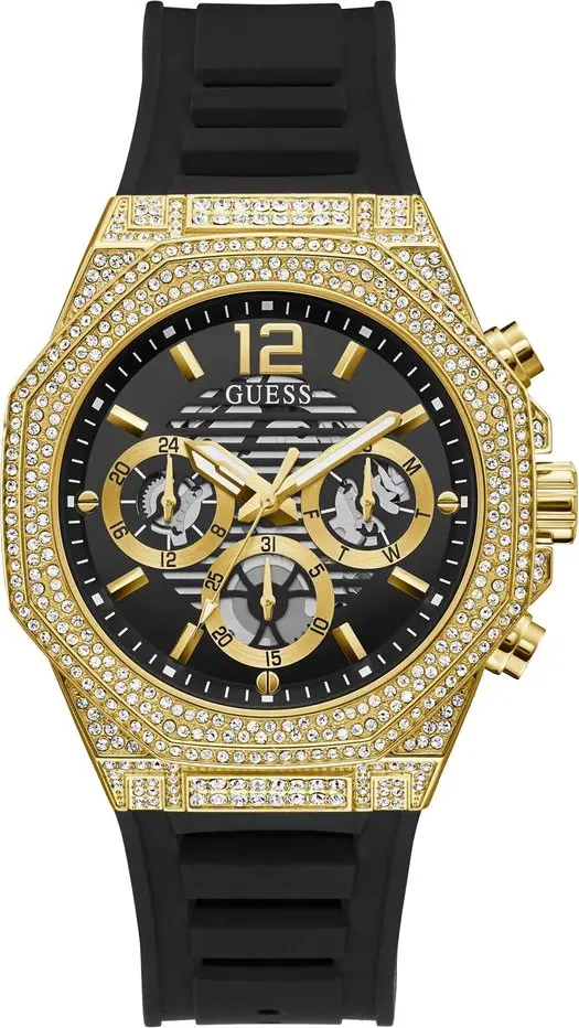 Black Synthetic Dress Watch