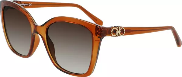 Brown Injected Sunglasses