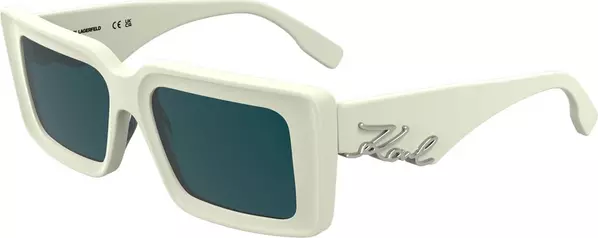 White Acetate Sunglasses