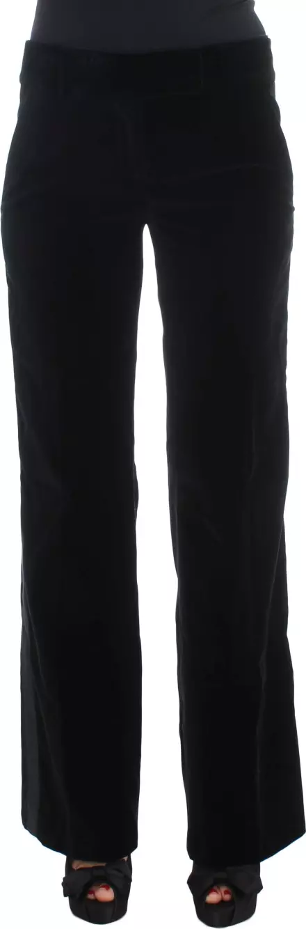 Black Viscose Pants