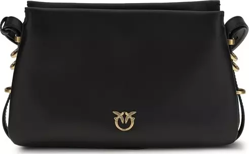 Black Calf Leather Bos Taurus Shoulder Bag
