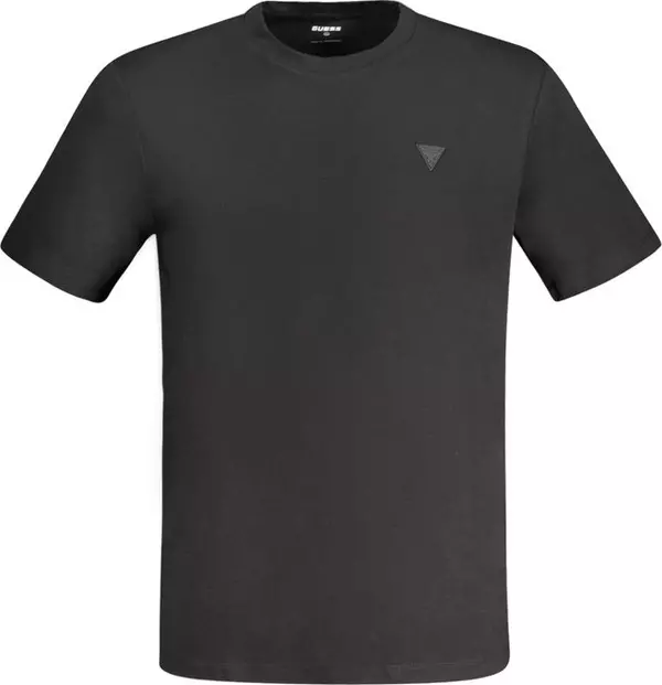 Black Cotton Men's T-Shirt