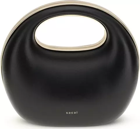 Black Calf Leather Bos Taurus Handbag