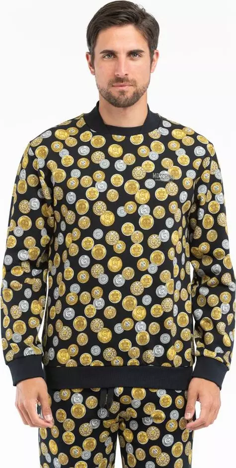 Black Cotton Sweatshirt