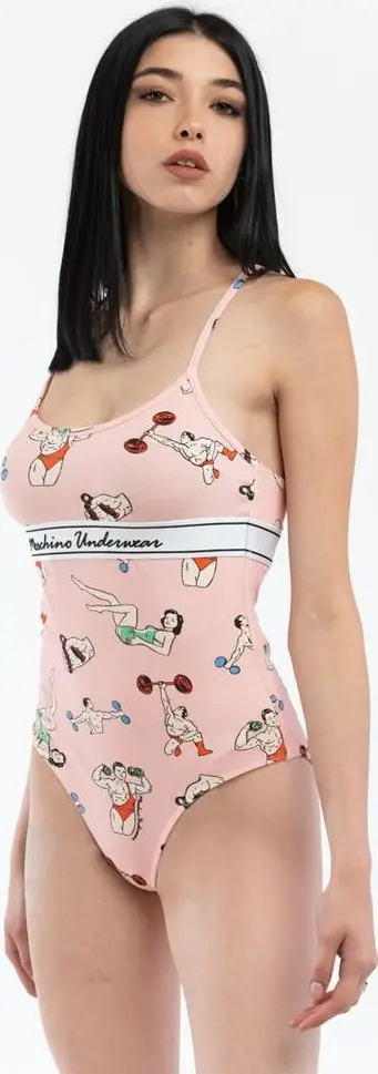 Pink Cotton Bodysuit