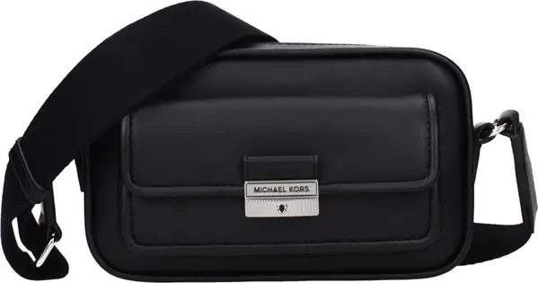Black Leather Crossbody Bag