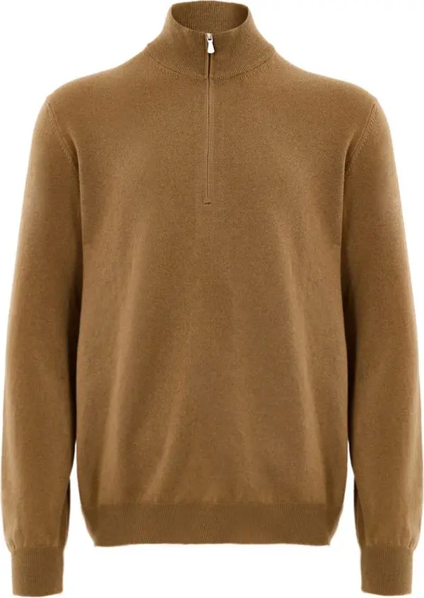 Brown Wool Turtleneck