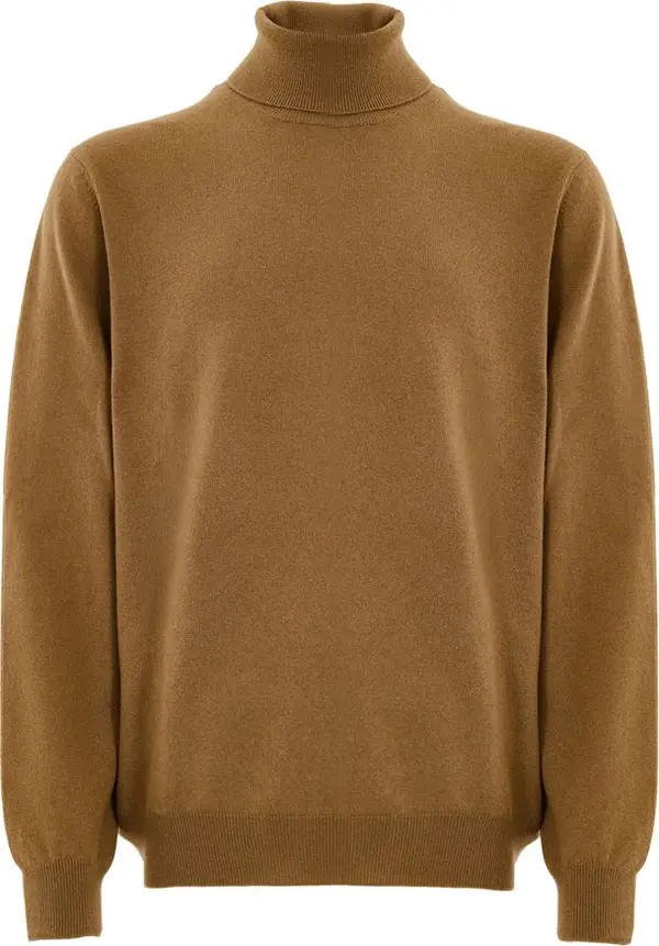 Brown Wool Turtleneck