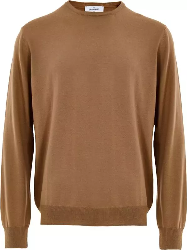 Brown Wool Sweatshirt